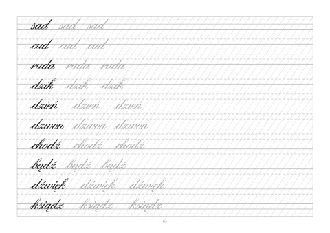 Nauka pisania i czytania pisma