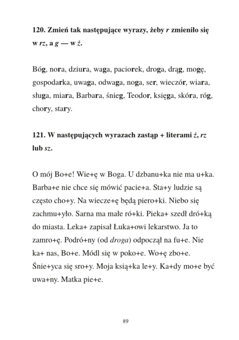 Pierwsze ćwiczenia do nauki poprawnego pisania